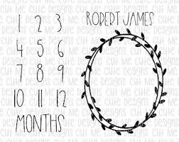 Download Milestone Blanket Svg Etsy