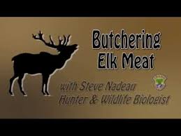 Butchering Elk Meat