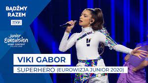 It won the contest, earning poland their second consecutive win. Viki Gabor Superhero Eurowizja Junior 2020 Youtube