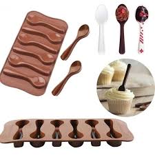 Using your palette knife or. 1pc 6 Holes Spoon Shape Chocolate Mold Silicone Diy Biscuit Jelly Pudding Candy Ice Baking Tools Spoon Design Cake Moulds Baking Pastry Tools Aliexpress