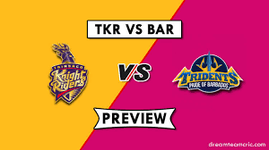Tkr Vs Bar Dream11 Match Prediction The official website of the cpl team trinbago knight riders. tkr vs bar dream11 match prediction