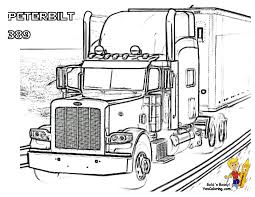 Peterbilt Truck Coloring Pages Truck Coloring Pages Cars Coloring Pages Peterbilt Trucks