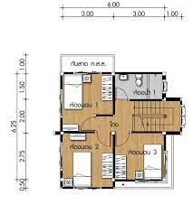 Comfortable 3 bedroom house plans and cottage design with three bedrooms that will evolve easily with your family needs. Small House Plan 6x6 25m With 3 Bedrooms First Floor Pujoy Studio