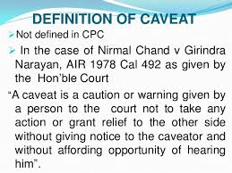 Caveat