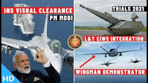 So we have a new ccm from drdo. Indian Defence Updates Wingman Demonstrator L T Ciws Integration Ins Vishal Approval Drdo Qkd Tech Youtube
