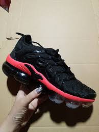 Black And Red Vapormax Plus Women S 2019 Nike Air Vapormax Tn Plus Red Black Bottom 36 40 65511351 Whatsapp 86 17097508495 Nike Air Hype Shoes Nike Air Vapormax