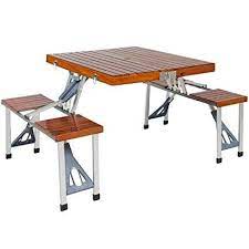 Folding Picnic Table For Safer Outdoor Eating Folding Picnic Table Picnic Table Wooden Picnic Tables