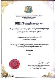 Insyaallah saya akan update reka bentuk sijil bagi memudahkan lagi kegunaan para guru semua. Sijil Penghargaan Sjkt Batu Dato Sri Dr Santhara Facebook