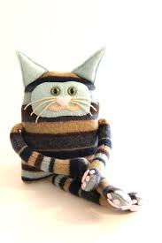 Cat Plush Plush Cat Toy Cat Stuffed Animal By Ollieandrose On Etsy 30 00 Stuffed Animal Cat Cat Plush Sock Animals