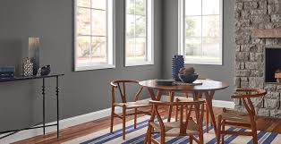 Part of the modern interior with sofa. Gray Dining Room Ideas And Inspiration Behr