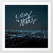 How to unlock the city and the stars. City Of Stars Art Print By Pippasamuel Society6