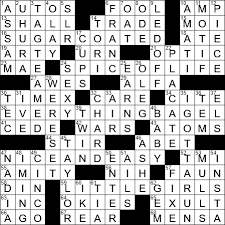 On the military side, the united states adopted a joint army/navy phonetic alphabet. La Times Crossword 31 Mar 20 Tuesday Laxcrossword Com