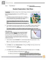 Sled wars gizmo answers pdf : Ms 49000 J 29000 J 2404ms 20000 J 62720 J 3136 It Takes 20000 J To Destroy One Course Hero