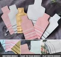 Heat Sealer Sealable Paper Bag 100pcs Heat Sealing Liquid Sample Pouches  Set Disposable