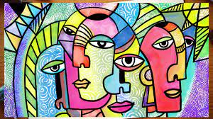 See more ideas about picasso art, picasso, picasso portraits. Cubism Picasso Inspired Abstract Faces Cubism Art Lesson For Kids How To Draw Cubism Faces Youtube