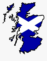 Elaborate rendering including motion blur and even a fabric texture (visible at 100%). Scotland Flag Map Big England Scotland Wales Borders Free Transparent Clipart Clipartkey