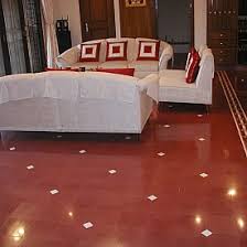 Large floor tile in a modern living room. Unitinta Tiles