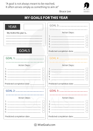 Download our most popular worksheet. Stylish Goal Setting Worksheets To Print Pdf Free