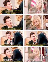Ben Wyatt Does She Think Jerry Is A Friendly Hat Parks And Recreation Parks N Rec Parks And Recs