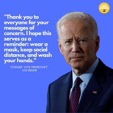 Former VP Biden and his wife Dr. Jill Biden test negative for COVID-19:  "Thank you to everyone for your messages of concern. I hope this serves as  a reminder: wear a mask,