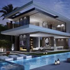 Pin By Belinha Cassiano On Casas Modernas Modern Mansion Dream House Exterior Modern House Design