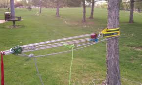 If you have a space (in your backyard or otherwise) where you plan to slackline regularly, you might consider setting up some permanent anchor points. Just Got The Idea To Look For A Slacklining Subreddit I Thought I D Share With You My New Rope Tensioning Set Up Slackline
