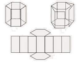 Mempunyai 18 buah rusuk, 6 buah rusuk diantaranya. Jaring Jaring Prisma Segi Enam Brainly Co Id