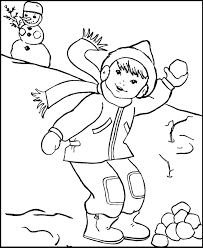 Happy Snowball Fight On Winter Coloring Pages For Kids Ei2 Printable Winter Coloring Pages For Kids Bilder Zum Ausmalen Fur Kinder Schneeballschlacht