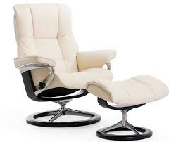 Fauteuil Cuir Blanc Moderne Inclinable Stressless Mayfair Signature Ekornes Stressless Recliner Stressless Furniture