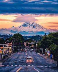 Travel Vacations Nature On Instagram Mountain View Along The City Seattle Was In 2020 Vacation Trips Travel Usa Travel Photography