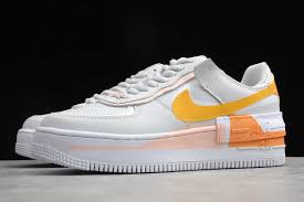 2020 Nike Air Force 1 Shadow Vast Grey Pollen Rise Washed Coral White Cq9503 001 In 2020 Nike Air Force Nike Nike Design