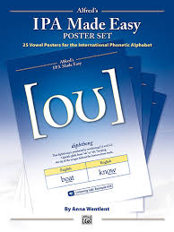 The following ipa charts are in pdf format. Alfred S Ipa Made Easy Poster Set 25 Poster Set With Online Audio