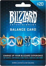 We contacted customer service representatives at four separate walmart locations to verify this information. Blizzard Entertainment Balance 20 Gift Card Blizzard Balance 20 Best Buy