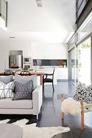 open concept kitchen living room