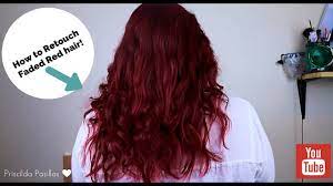 How do you keep red hair from fading? Faded Red Hair Retouch Youtube
