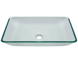 640 crystal glass vessel bathroom sink