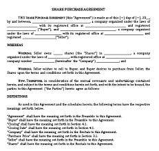 Share Purchase Agreement Templates Sample In 2020 Purchase Agreement Legal Contracts Business Template