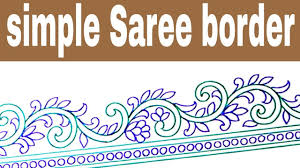 How To Draw Embroidery Designs Saree Border Design Drawing Simple hand work saree border designs | new saree applique work designs (saree par today design about how to draw kalamkari embroidery saree design motif.