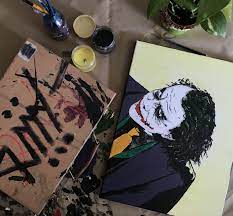 رسمتي للجوكر الجوكر رسم فن art pop art artist