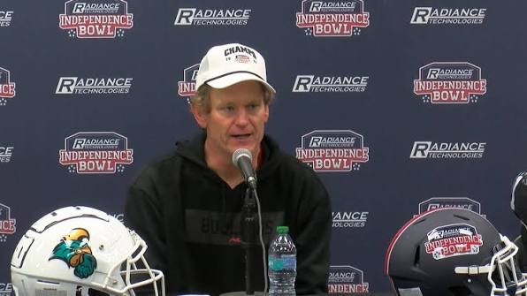 Look at how proud head coach Sonny Cumbie is of Louisiana Tech Football 🥹