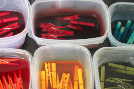 Soak Your Clothespins In Rit Dye To Make Color Coded Clothespins Dye Clothespins Clothes Pins Clothes Pin Crafts