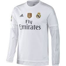Real madrid 2015/16 away jersey. Adidas Ak2495 Real Madrid Fifa World Club Champions Football Home L S Shirt 2015 16 Size Large New