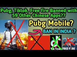 Pubg mobile has been banned by the government after it was put on a watchlist in july. Pubg Ban In India Pubg Tiktok Free Fire Banned With 59 Other Chinese Apps Youtube