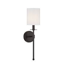 Black wall sconce light with candlestick. Candle Wall Sconces Candle Style Wall Lights Bellacor