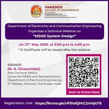 Technical Webinar On Mems System Design Webinar Mems Organisation Name