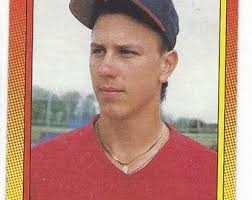 1990 STEVE AVERY Atlanta BRAVES Original Vintage Rookie Topps Baseball Card  Number 4T in Excellent Condition ..... Free U S Shipping