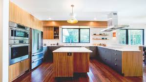 Wood paneling is common too. Modern Kitchen Cabinets Beech Tree Woodworks Custom Cabinets