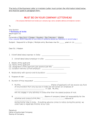 Visa letter from employer sample. Business Visa Request Letter Templates At Allbusinesstemplates Com