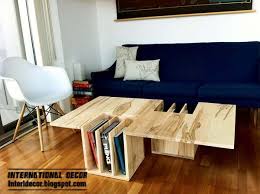 Classic moldings and plenty of shelf space make this coffee table a smart choice for transitional interiors. Unusual Tables Designs For The Original Interior International Decoration