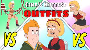 These are Gina's 20 hottest outfits on the show - Paradise PD - YouTube